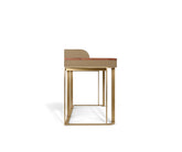 Buy Beluga Desk - Brushed Antique Finish - Madheke